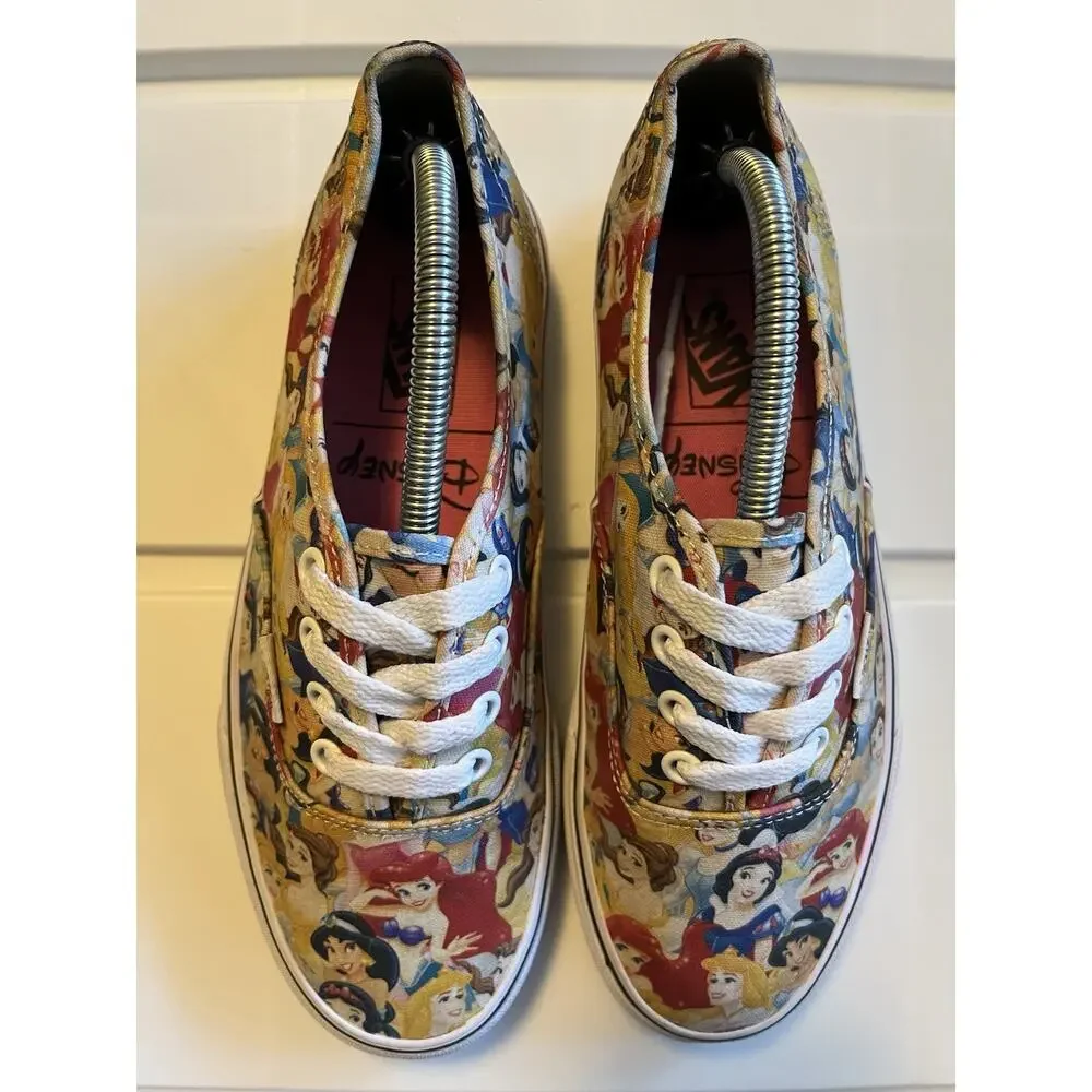 VANS x Disney Authentic Womens Size 7 Shoes Disney Princess Low Top Sneakers